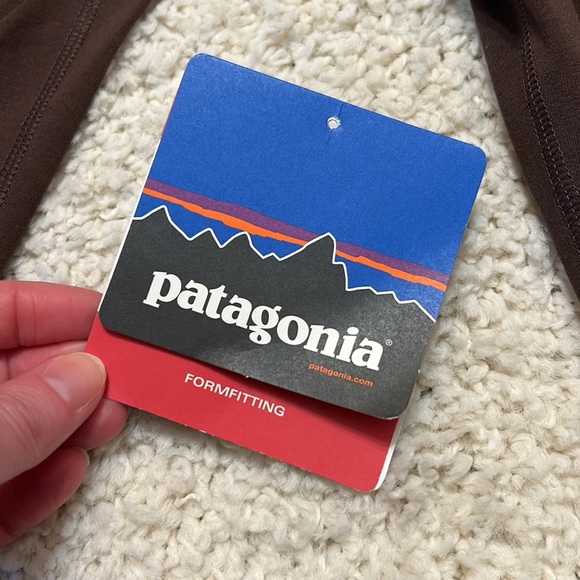 PATAGONIA NWOT L tranquila capris form fitting leggings in brown - Picture 2 of 10